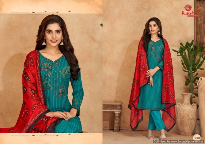 Malhar Vol 3 By Kundan Pure Cotton Printed Embroidery Readymade Dress Wholesale Shop In Surat